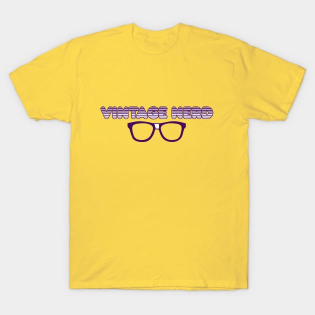 Retro Vintage Nerd T-Shirt by Blitzed Entertainment